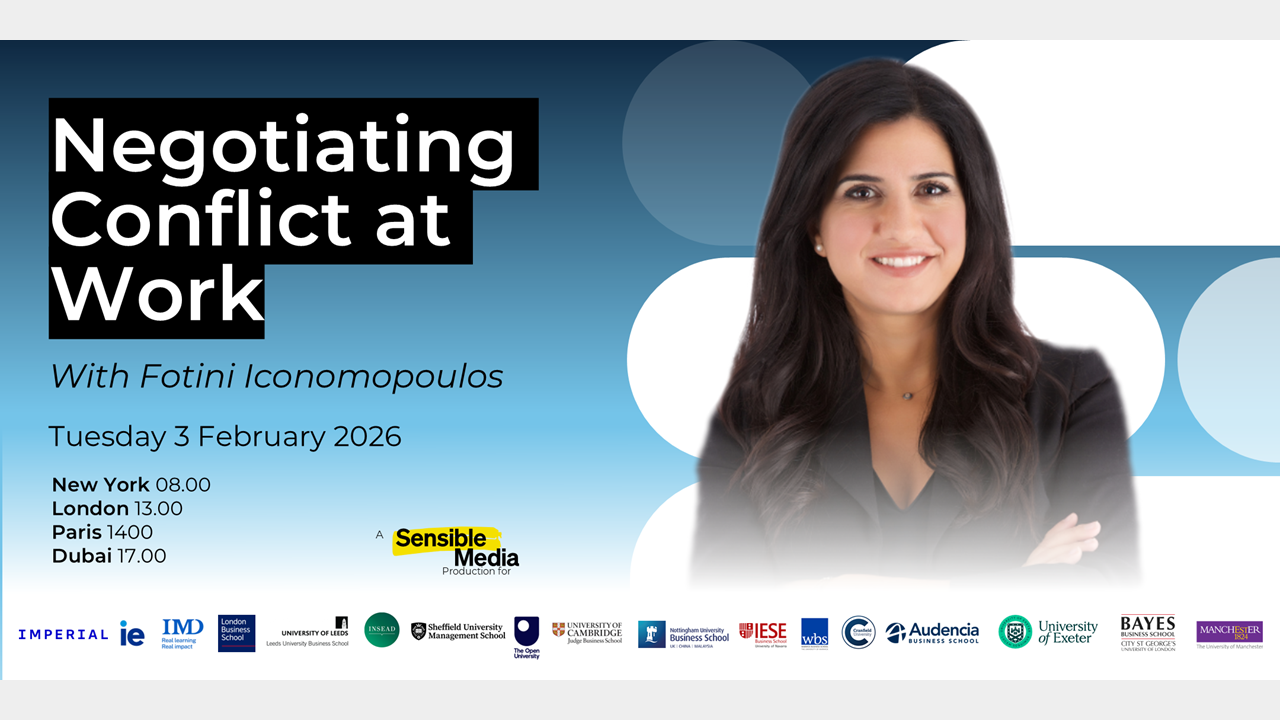 Negotiating Conflict at Work – New Webinar