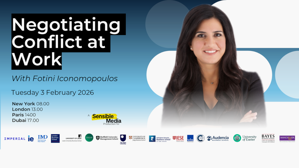 Negotiating Conflict at Work – New Webinar